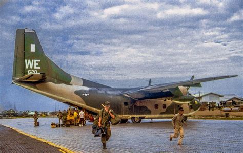 USAF Fairchild C-123 Provider at Can Tho Airfield, Nov. 1968. | Авиация