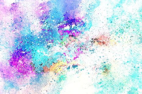 HD wallpaper: multicolored paint splatter wallpaper, watercolor, spots, light | Wallpaper Flare