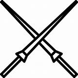 Spear Coloring Lineal Icon sketch template