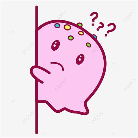 Question Mark Face Clipart Vector, Little Ghost With A Cute Question Mark Face, Funny Cartoon ...