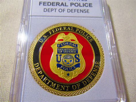 United States DOD FEDERAL POLICE Challenge Coin | Etsy