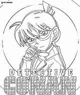 Detective Conan Coloring Page Free Printable  Vrogueco sketch template