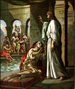 Jesus Heals the Blind Man at Pool of Siloam - HOLY GOSPEL (with ...