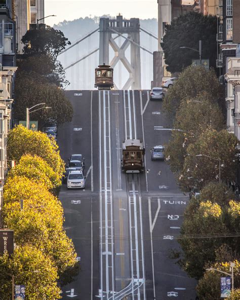 Vintage cable car in California Street. San Francisco, California. USA ...