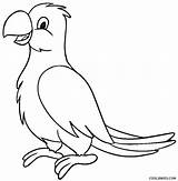 Coloring Pages Of A Parrot sketch template