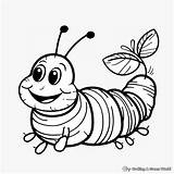 Caterpillar Coloring Pages  Free & Printable sketch template