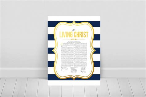 The Living Christ-Printable-LDS-Instant Download-3 Sizes