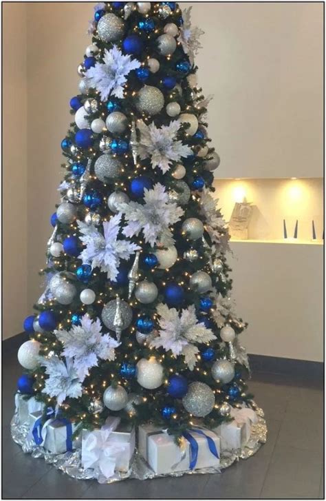 30+ Blue And Silver Christmas Tree Ideas