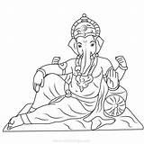 Ganesh Coloring Pages  XColoringscom sketch template