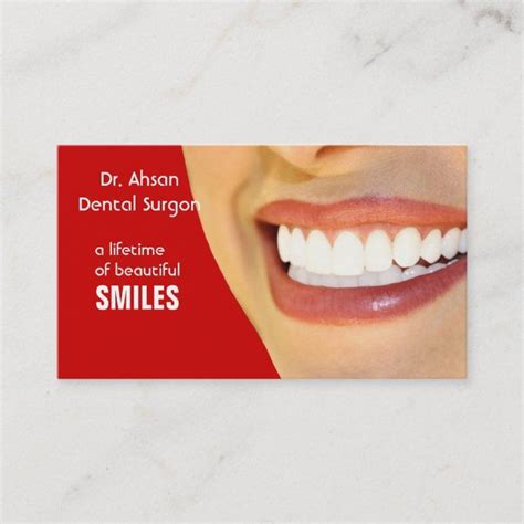 Dentist Business Cards- Color changeable Appointment Card | Zazzle.com Dental Business Cards ...