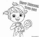 Yoyo Coloring Pages Printable sketch template