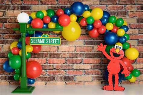 Sesame Street Balloon Garland DIY Kitrainbow Balloon - Etsy