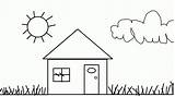 Free Printable House Coloring Pages For Kids sketch template