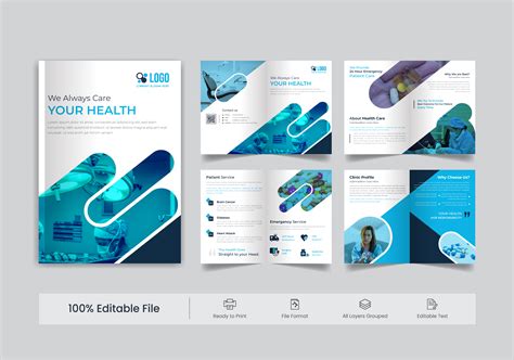 Medical 8 Page Brochure Design Graphic by GraphicHut · Creative Fabrica