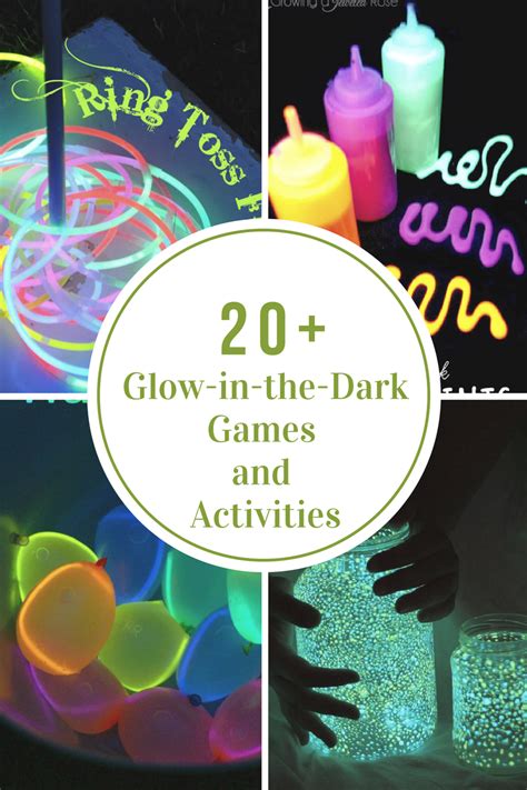 The Best Glow in the Dark Games, Activities and Food - The Idea Room