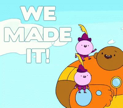 We Made It GIF - BravestWarriors - Discover & Share GIFs