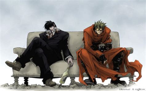 Trigun Manga Wallpaper A shounen manga series created by yasuhiro ...