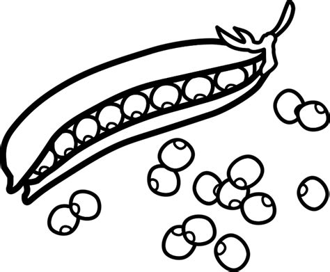 Peas clipart black and white, Peas black and white Transparent FREE for ...