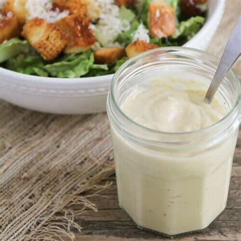 Caesar Salad Dressing Recipe {5 Minutes!} + VIDEO | Lil' Luna