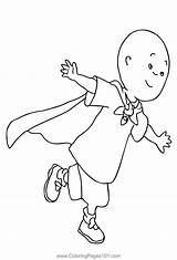 Caillou 1 Coloring Page For Kids  Free Printable sketch template
