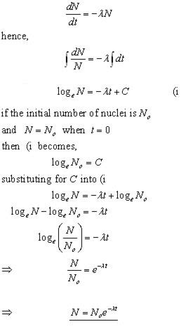 Exponential Equation For Radioactive Decay - Tessshebaylo