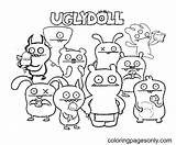 40 UglyDolls Coloring Pages  ColoringPagesOnlycom sketch template