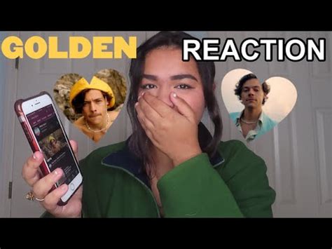 harry styles “golden” music video reaction - YouTube
