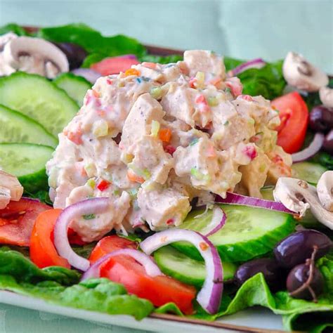 Low Fat Ranch Chicken Salad - low cal & low fat but big on flavour!!