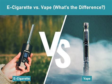 E-Cigarette vs. Vape (What’s the Difference?) - AFANCY