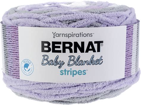 Bernat Baby Blanket Stripes Yarn-Violets | Michaels