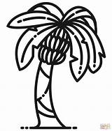 Banana Tree Coloring Page sketch template