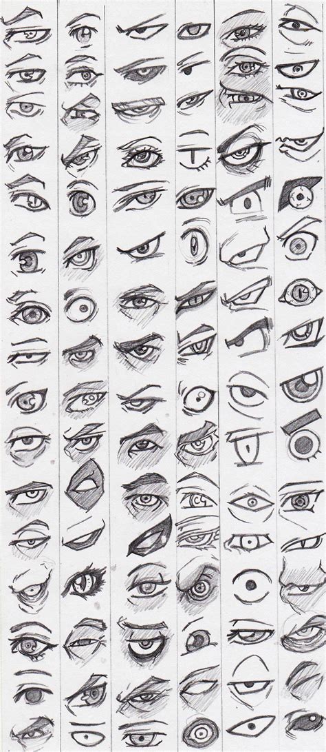 Eye reference stylized by KingAngel-Z | Eye drawing tutorials, Drawing people, Drawing tips