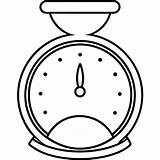 Timer Outline coloring Book Page Line Art Drawing  Premium AI sketch template