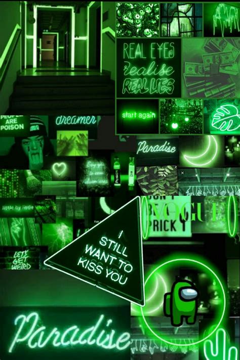 Neon green aesthetic wallpaper | paradise | | Cool wallpapers for phones, Green aesthetic, The ...