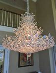 Luxury Empire Floral Crystal Chandelier With 4 Layers Modern Light Fix — Lyfairs