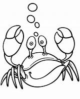 Crab Coloring Sheet sketch template