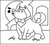 Dog Barking Coloring Page Pages sketch template