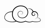 Cloud Coloring Page Vector Images Over 7200 sketch template
