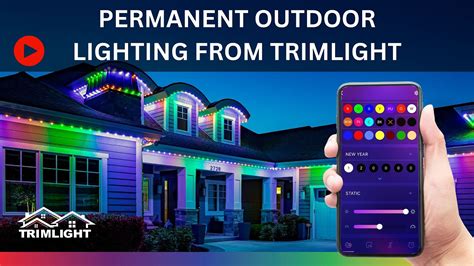 Trimlight Permanent Outdoor Lighting with the Trimlight Edge Controller - YouTube