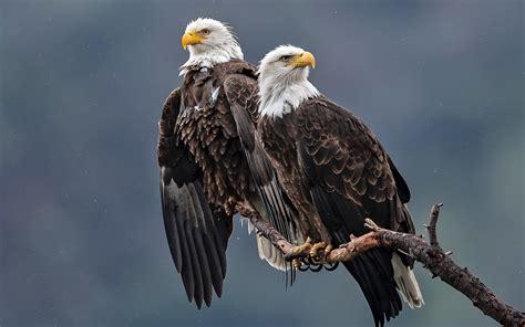 Download wallpapers bald eagle, birds of prey, North America, USA ...