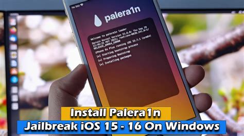 How To Install Palera1n Jailbreaki iOS 15 - 16 On Windows - YouTube