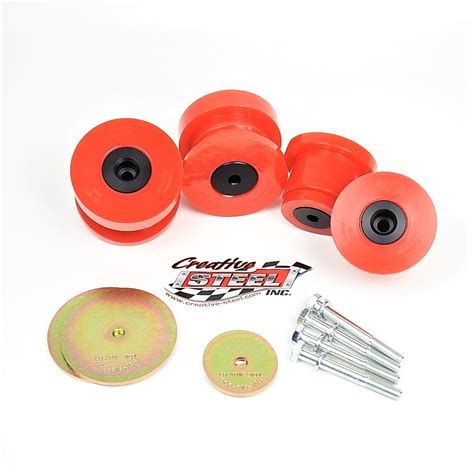 03-06 E55 Polyurethane Rear Subframe Bushings - Creative Steel