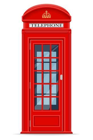 london red phone booth vector illustration 488888 Vector Art at Vecteezy