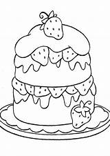 Free & Easy To Print Cake Coloring Pages  Tulamama sketch template