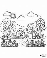 24 Free Garden Coloring Pages – The Color Cove sketch template
