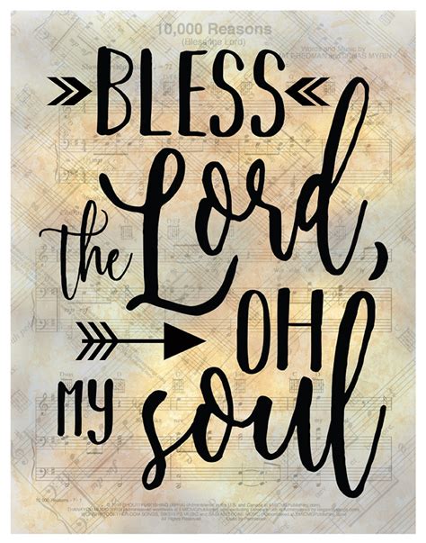 Bless the Lord Oh My Soul Digital Hymn Print - Etsy