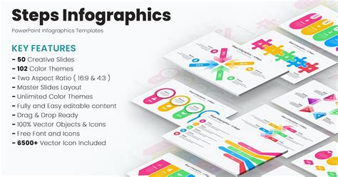 Steps Infographics PowerPoint Template, Presentation Templates - Envato ...