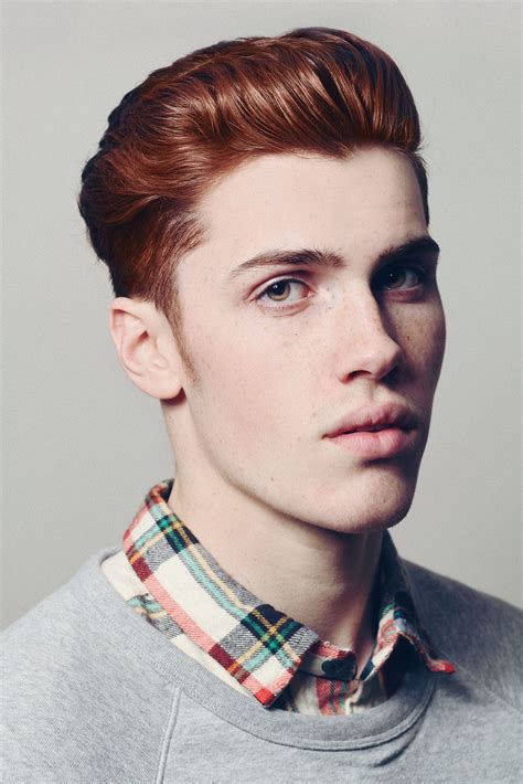 Andrew Osborn by Tom Newton | Men hair color, Red hair men, Hair color unique