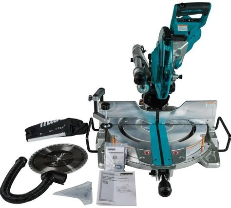 Makita Sliding Compound Miter Saw 10 in. 18V Lithium-Ion Laser Guide (Tool-Only) - Combination Sets