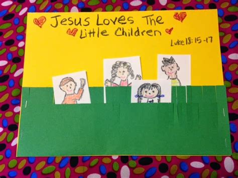 Children's Bible Lessons: Lesson - Jesus Loves The Little Children